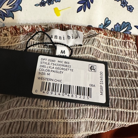 NWT Gianni Bini Western Chic in Paisley - Picture 5 of 7